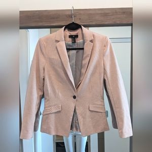 Dusty Pink H&M Knit Blazer